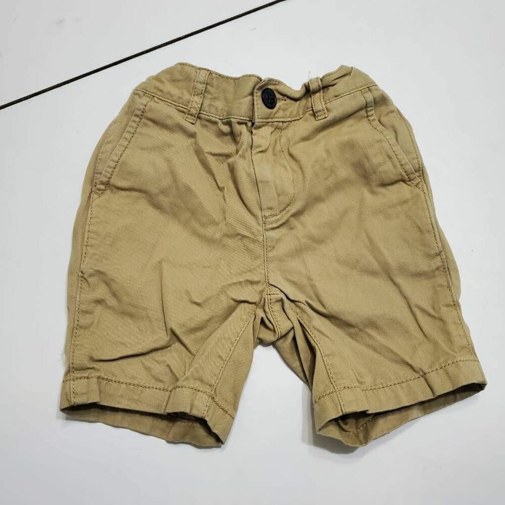 The Childrens Place Bottoms Boy 4 Chino Shorts Brown Flat Front Adjustable Waist